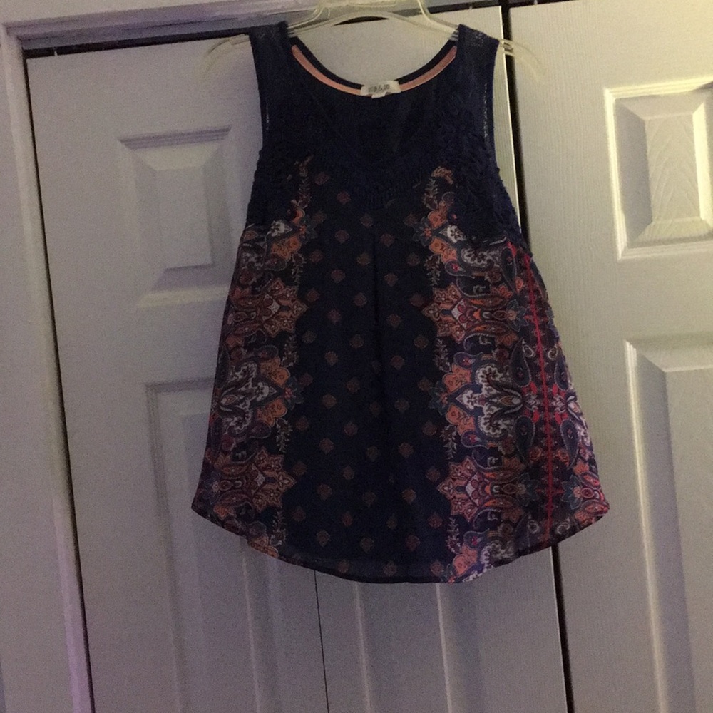 Blue TAYLOR & SAGE tank-too